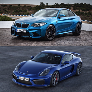 Illustration for article titled BMW M2 vs Porsche Cayman GT4
